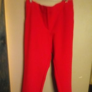 Red slacks
